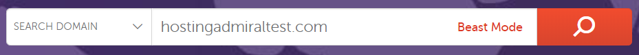 searching for domain on namecheap